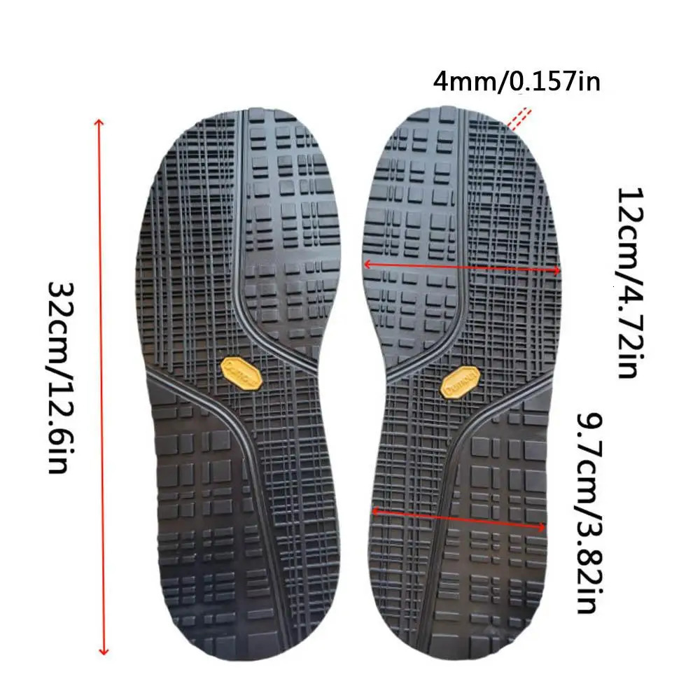 1Pair Rubber Shoe Soles For Sneaker Anti Slip Wear-resistant Full Sole Protector DIY Repair Worker Shoes Sticker Outsoles Insole 250515