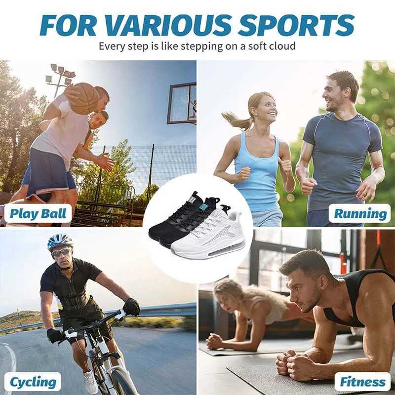 Mens air running shoes tennis walking shoes breathable and n slip running shoesXJ250517