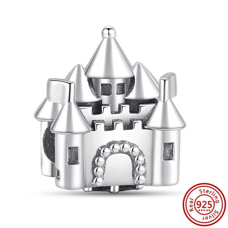 925 Sterling Silver Firefly Castle Charms Lock Bicycle Beads Pendant Fit Original Pantaro Bracelets Women DIY Jewelry GiftsXJ250517