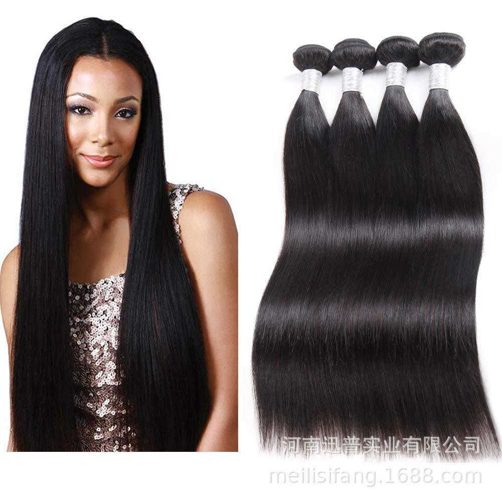 Real Human Hair Bundle straight hair 9AHuman Hair Bundle Brazilian real human hair female W250113