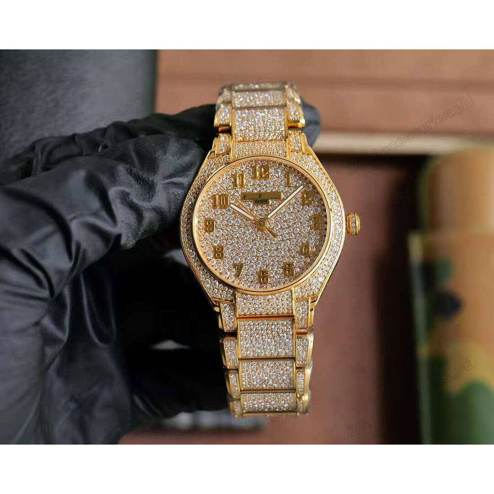 Pateck Philipes Watch Men's Designer Watch Automatic Mechanical Ceramic Watch, All Stainless Steel Swimming Watch, Sapphire Luminous Pateked Philipes Watch 574