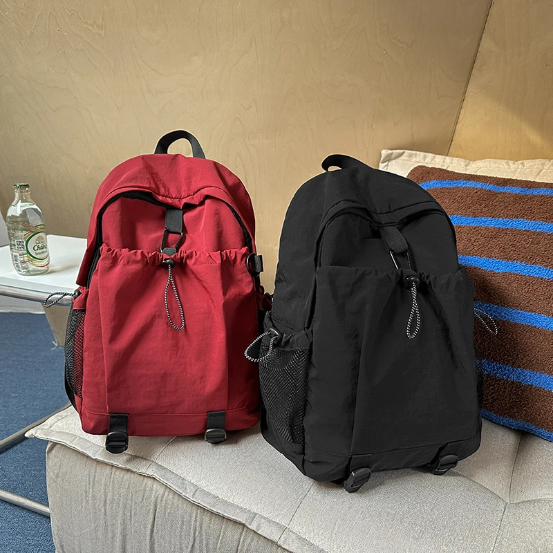 Creative Waterproof Teenage Nylon Book Bag Large Capacity Backpack Fashion Students School Bag Travel Backbag 250514