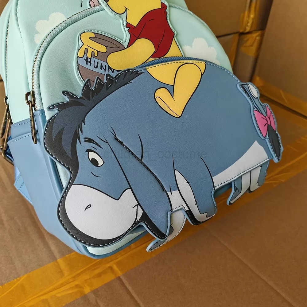 Disney Genuine Disney Loungefly Winnie The Pooh Years Cartoon Summer Travel Backpack Double Shoulder Backpack For Girlfriend Gift W250517