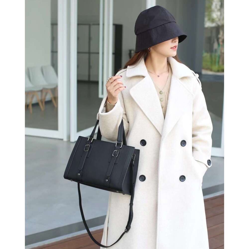 Tote Bag Fashionable And Versatile Handbag Top Layer Cowhide Single Shoulder Crossbody Women S Bag Fashionable Large Capacity Soft Leather KQ