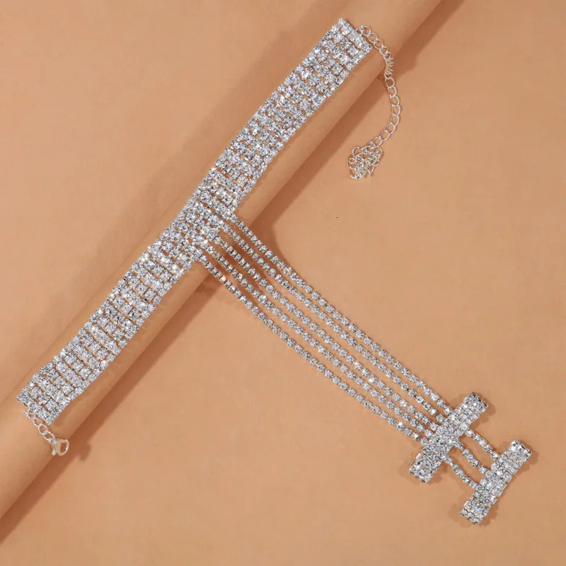 Stonefans Boho Rinestone Anklet and Finger Bling Jewely for Women Crystal Multilayer Toe Ring Foot Chain Bracelet 250517