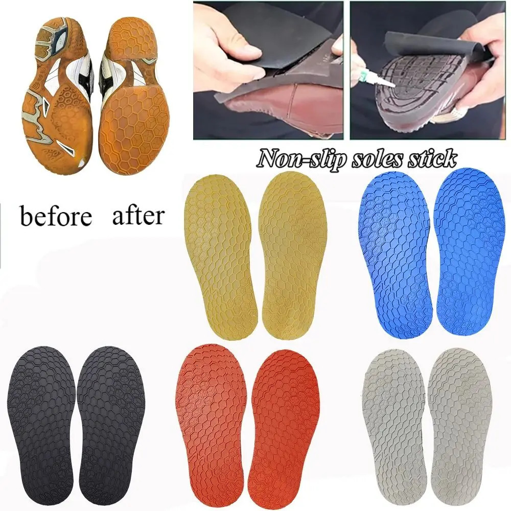 Rubber Full Soles for Making Shoes Replacement Outsole Anti-Slip Repair Sheet Sole Protector Soles Anti Wear Sole Pads 250515