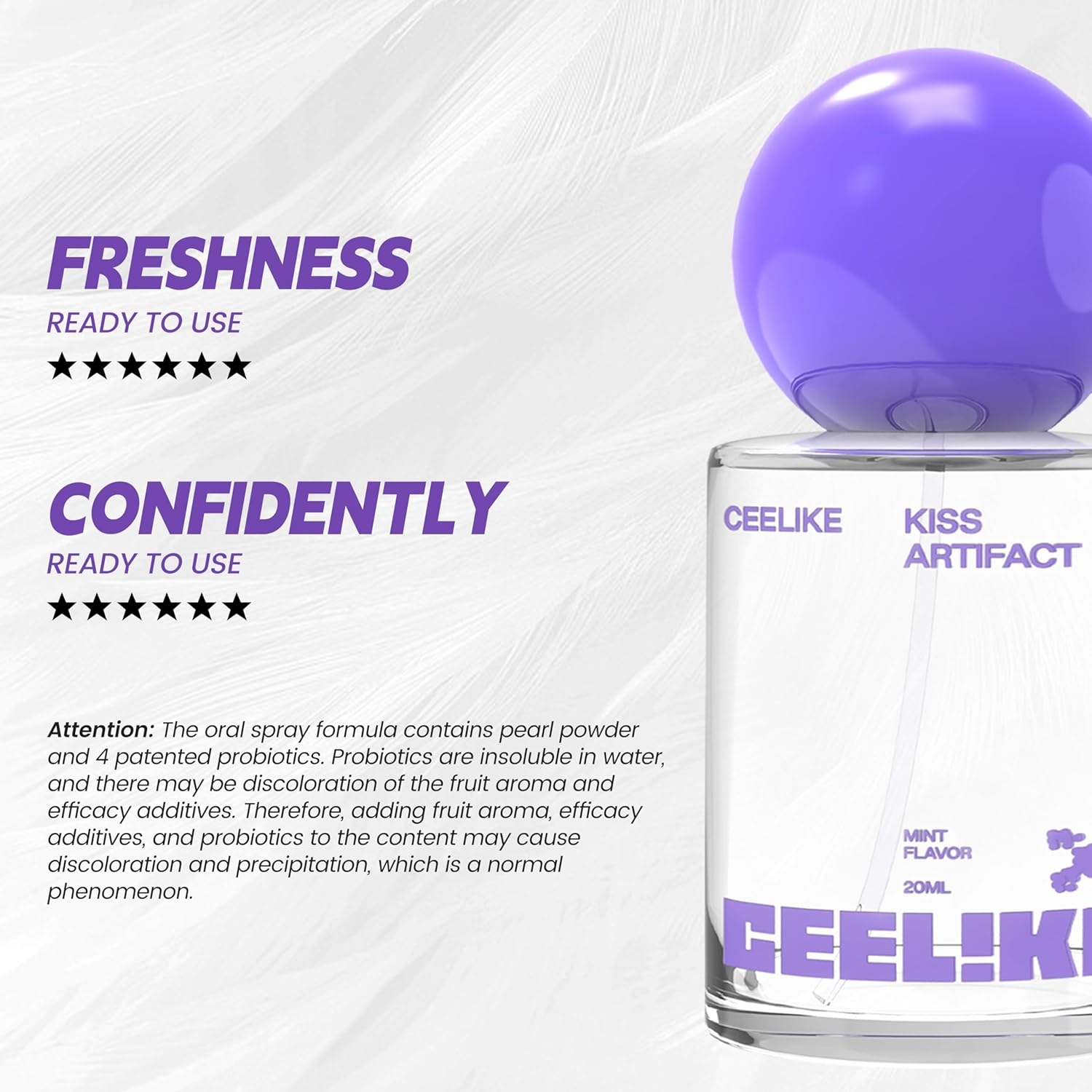 CEELIKE Natural Oral Care Kit - Includes Hydroxyapatite Toothpaste & Refreshing Mouthwash Sprays