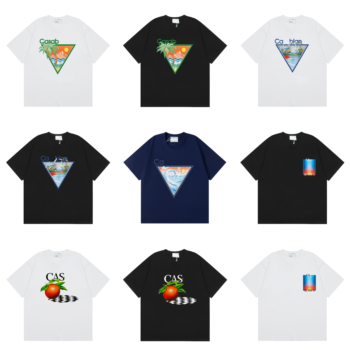 designer shirt mens designer t shirt Top-notch pattern shirt summer new letter print trendy top loose pure cotton short-sleeved T-shirts for men and women size S-2XL