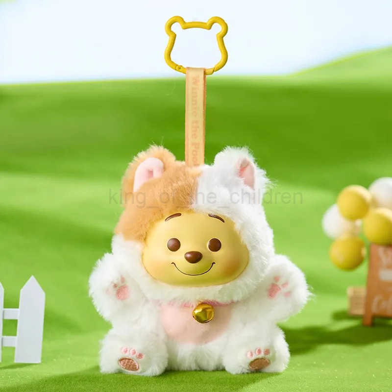 Disney Anime Disney Winnie The Pooh Series Naughty Party Vinyl Doll Blind Box Toys Pendant Cute Winnie The Pooh Doll Kid Ornaments Toys W250529