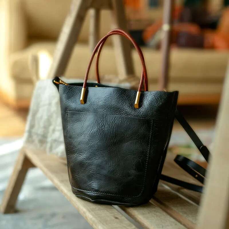 PNDME fashion designers handmade vegetable tanned cowhide women's small handbag simple genuine leather shoulder crossbody bag
