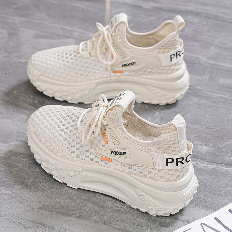 Summer New Fashionable Thick soled Casual Shoes Designer Fashionable Little White Height Increasing Sports Women's Shoes