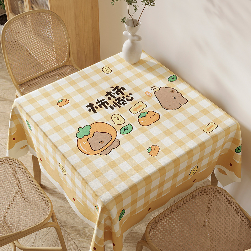 A739 Scandinavian Inspired Kitchen Linen: Non-Stick, Machine-Washable Square Fabric Cover