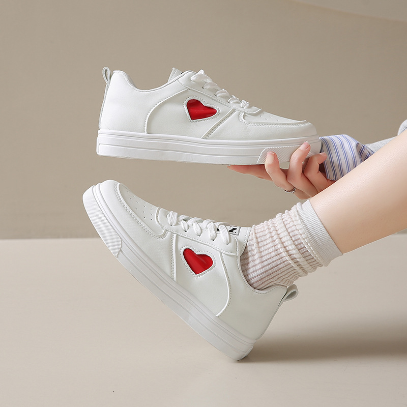 Ladies' care for white shoes, new board shoes, designer fashion, daily commuting trend, flat casual shoes, men's fashion sports shoes