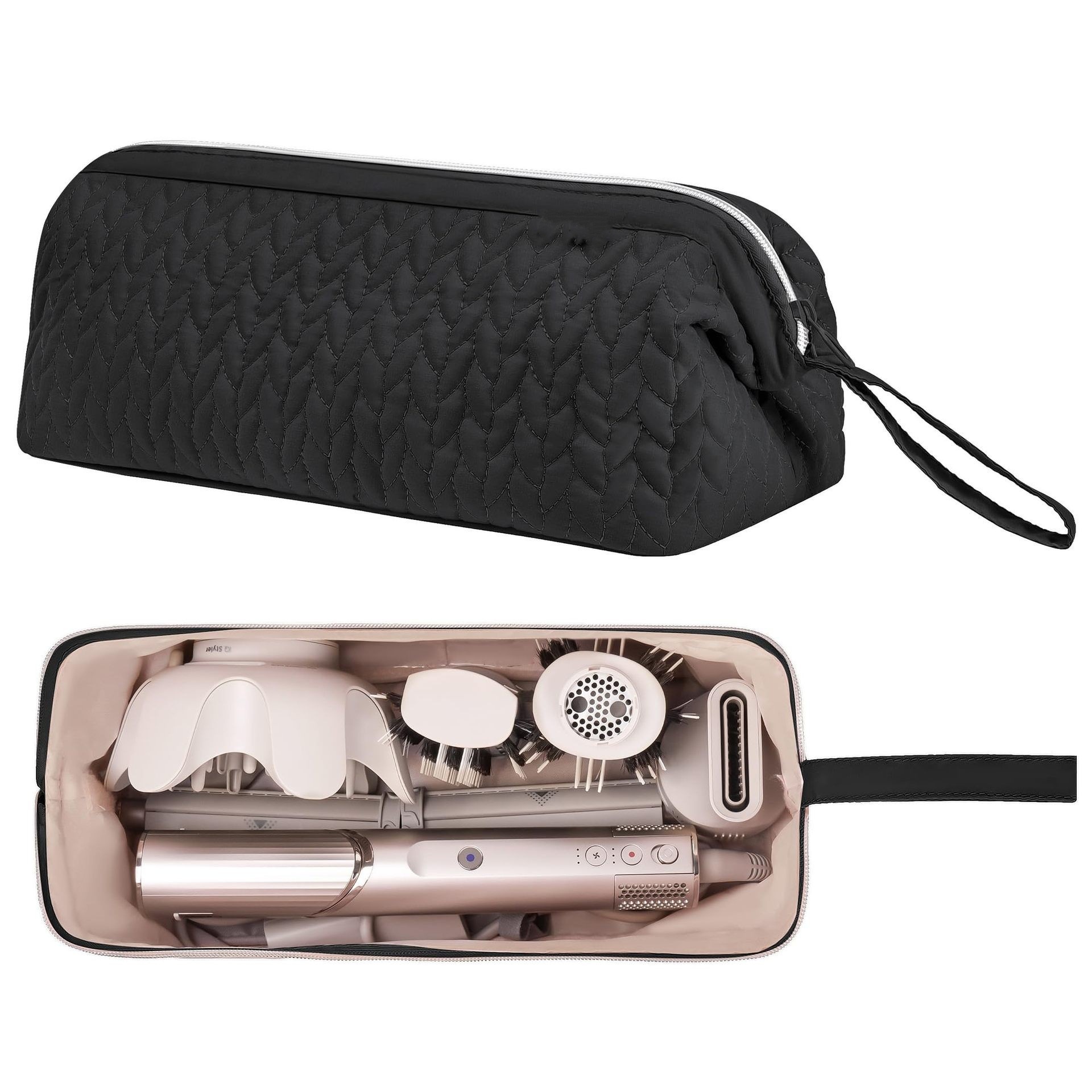 New Arrival Cross-border Direct Shipping Hair Dryer, Curling Iron, Hair Wand Accessories Multi-functional Storage Bag Portable for Travel Convenience