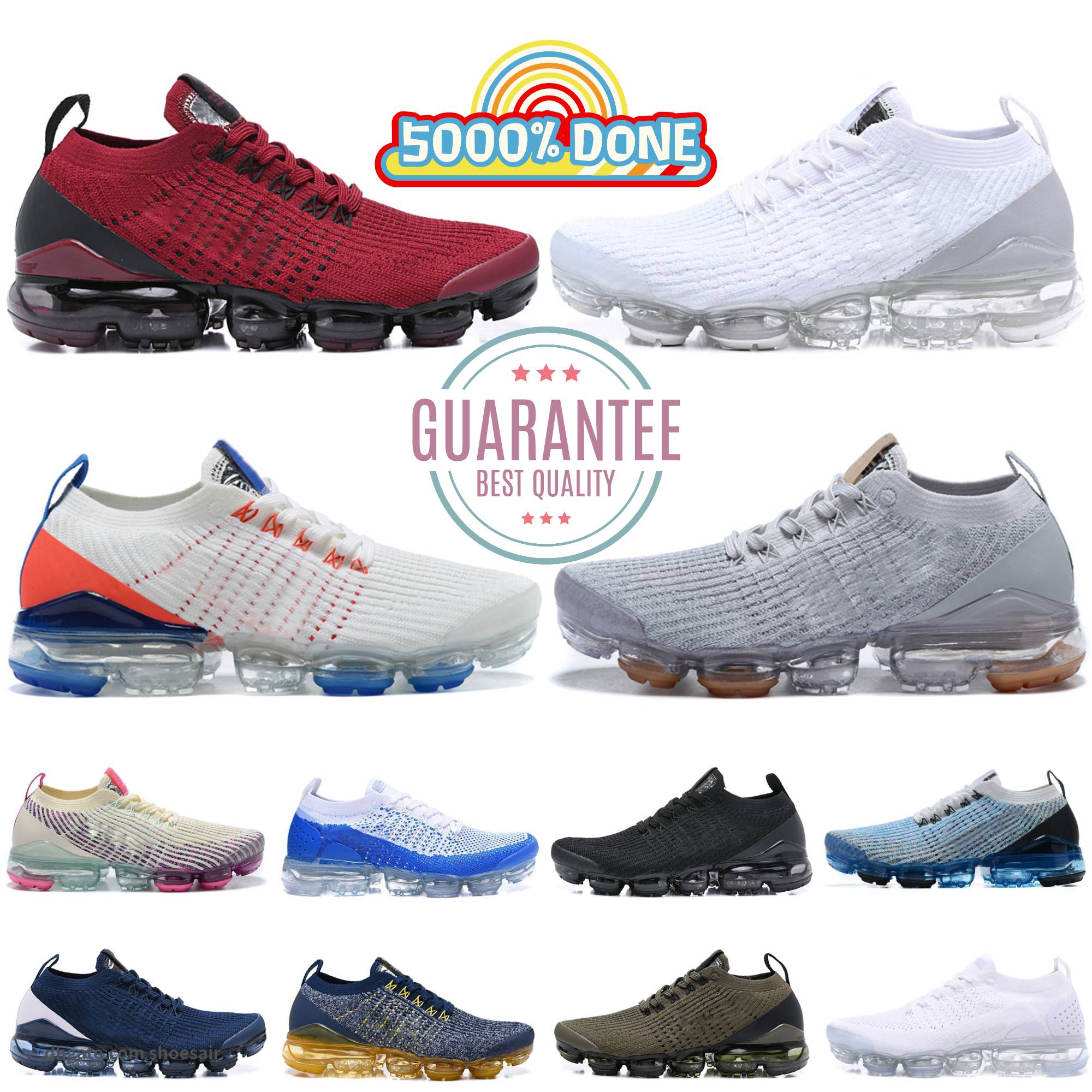 Designer VM Fly 2.0 3.0 Running Shoes Triple Black White Hot Punch Dark Grey Chrome knits Team Red Obsidian Racer Blue Cheetah Gunsmoke Blue Orbit Arctic Pink Sneakers