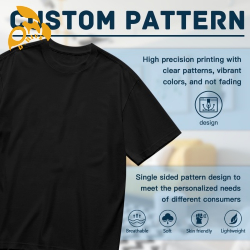 Free Shipping Designer Oversize shirt Short Sleeve Round neck Customized Tees 180g Men's European size hot print T-shirt - back outdoor size S-XX