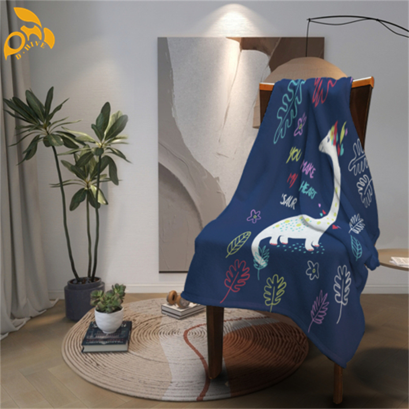 free shipping designer Customize Blankets 80x60inch green blue white purple colorful Blanket