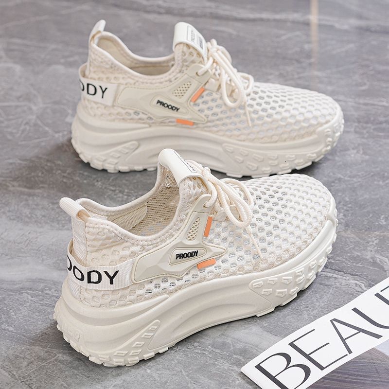 Summer New Fashionable Thick soled Casual Shoes Designer Fashionable Little White Height Increasing Sports Women's Shoes