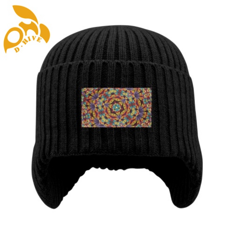Free delivery custom winter ear-protecting knitted hats new cool and fashionable outdoor knitted hats for men and women