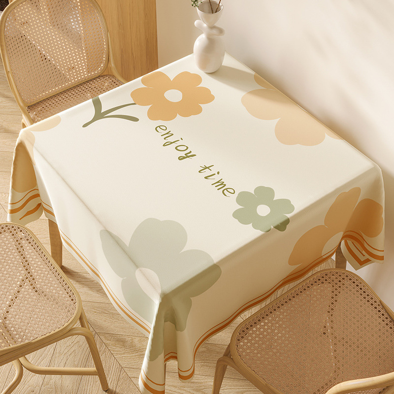 A739 Scandinavian Inspired Kitchen Linen: Non-Stick, Machine-Washable Square Fabric Cover