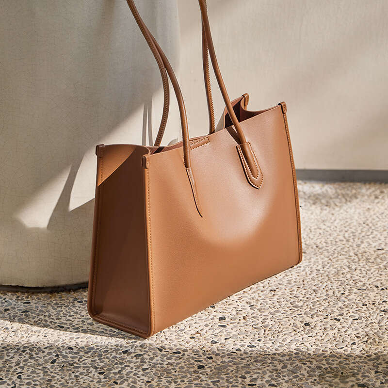 Tote Bag Nalandu Handbag New Summer Tote Large Capacity High End Single Shoulder Leather Women S Bag KQ