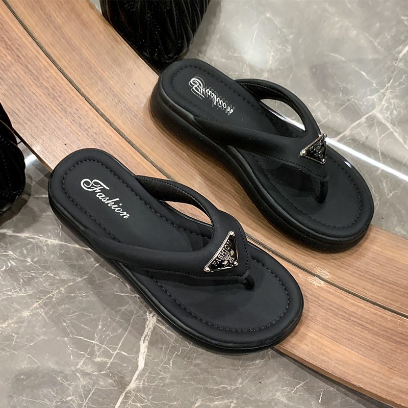 2025 Summer New Style Thick Sole Letter Slipper new For Womens Designer Hot Selling Outdoor Beach Slides Versatile Size 35-39