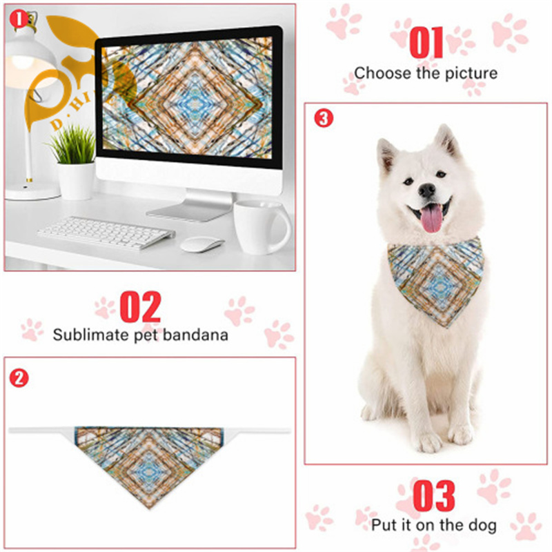 classic Pet headscarf double-layer (Velcro double-sided printing)