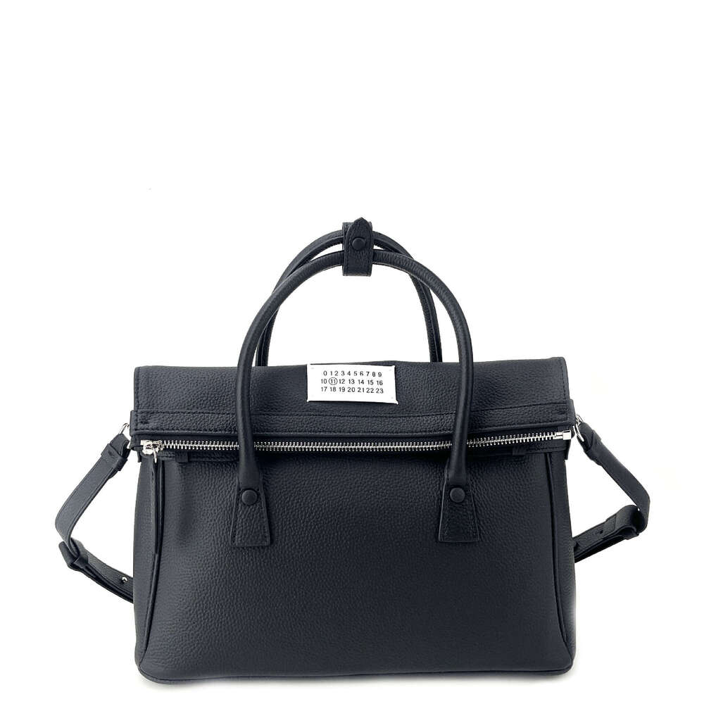 Fashionable and trendy shoulder top layer cowhide diagonal cross bag large capacity square hand held leather women s