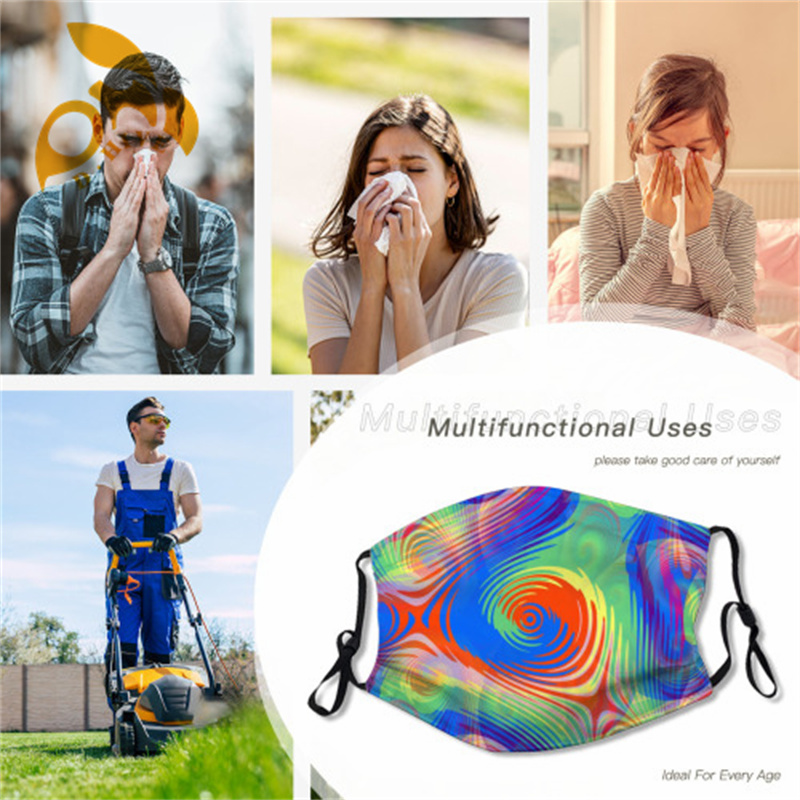 hot Mask+Dog Scarf polyester lightweight and breathable