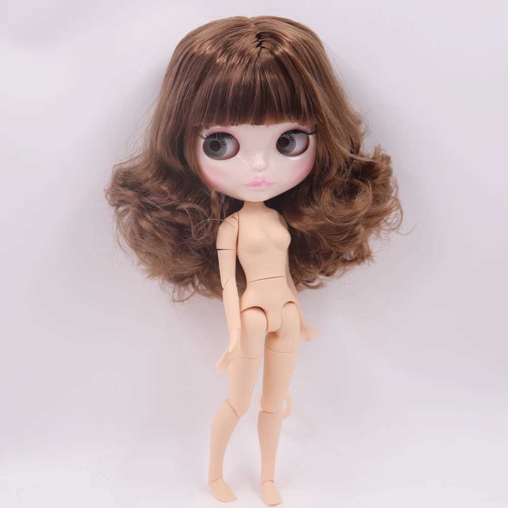 ICY DBS Blyth Doll Carved Lips Face White Skin Joint Body 1/6 Special Price OB24 Toy Gift 70% off factory sale
