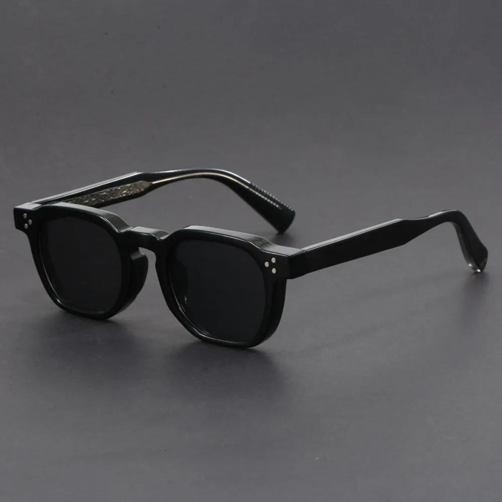 Boho Retro Polarized Sunglasses for Men Frame Polygonal Womens Outdoor High Quality Travel Glasses 250515