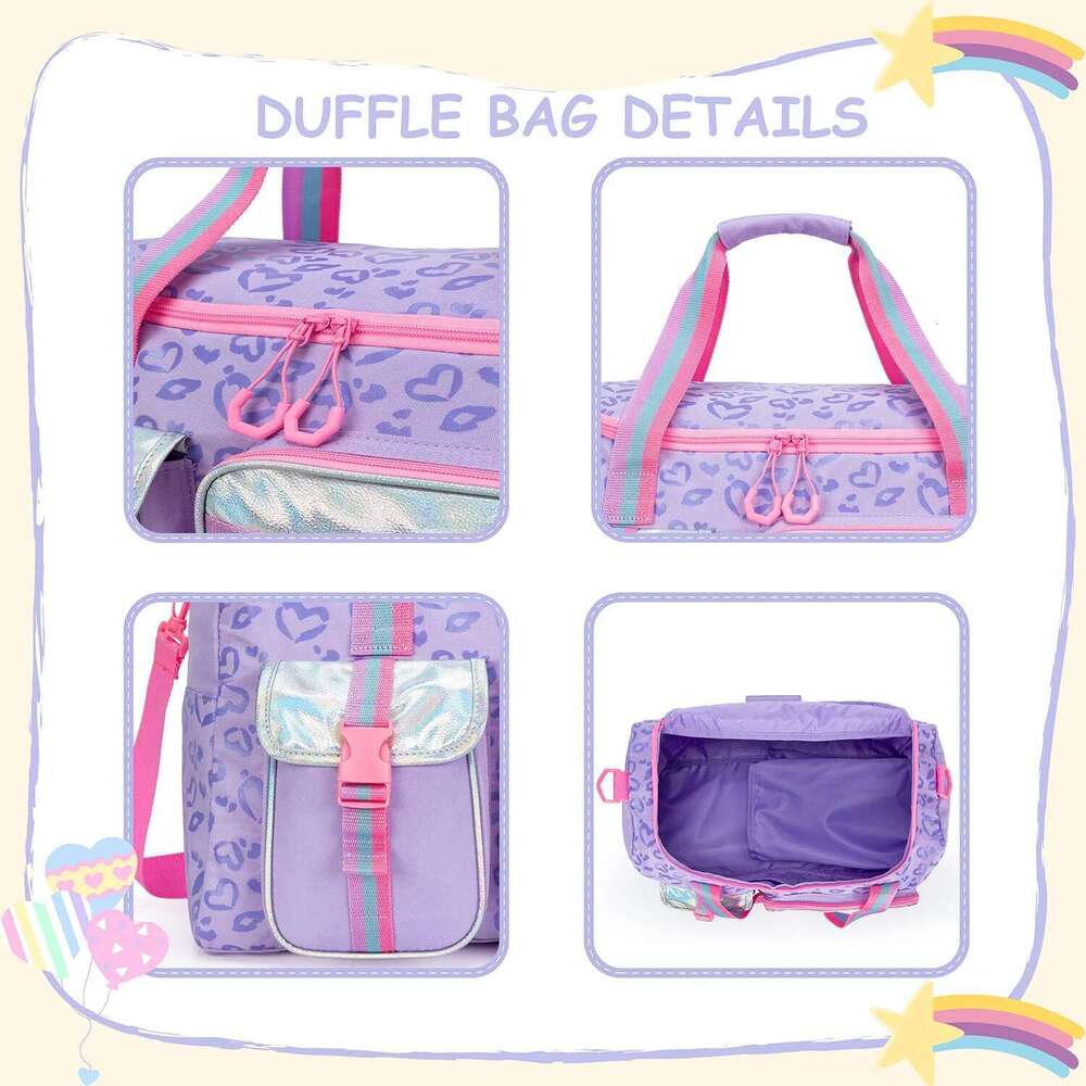 1 Pc Duffle Travel Gifts Overnight Women Tote Sleepover For Girls Gym Dance Bag