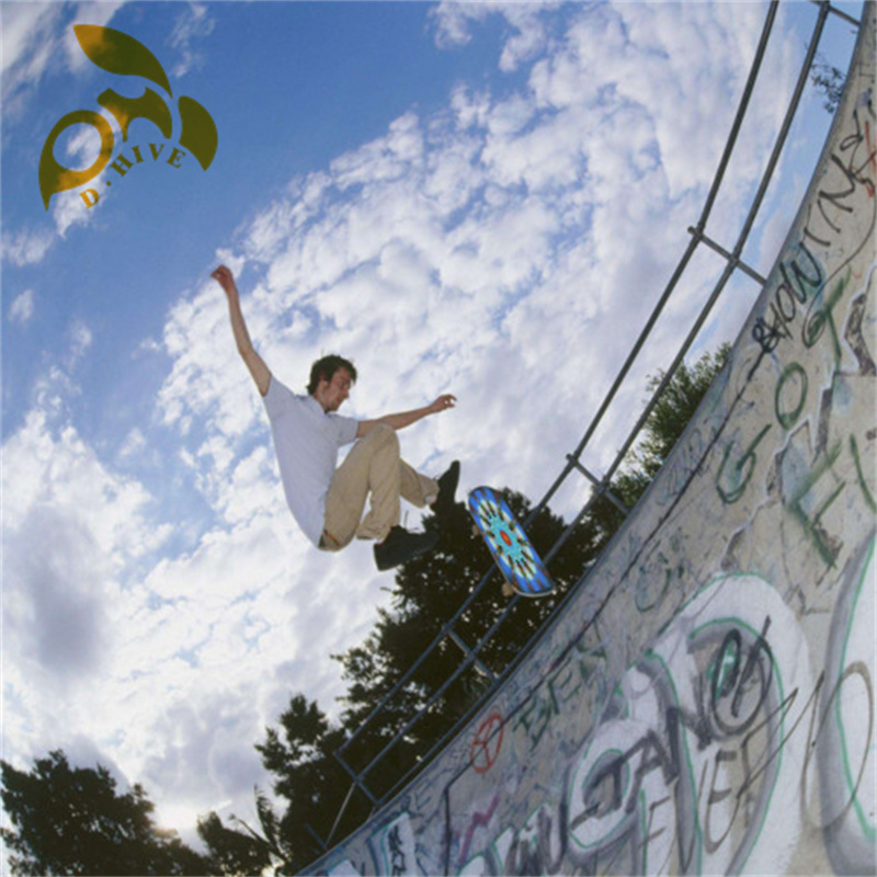 new Skateboard stickers with polyester fiber anti-skid strips, shock absorption, safety, personalized taste