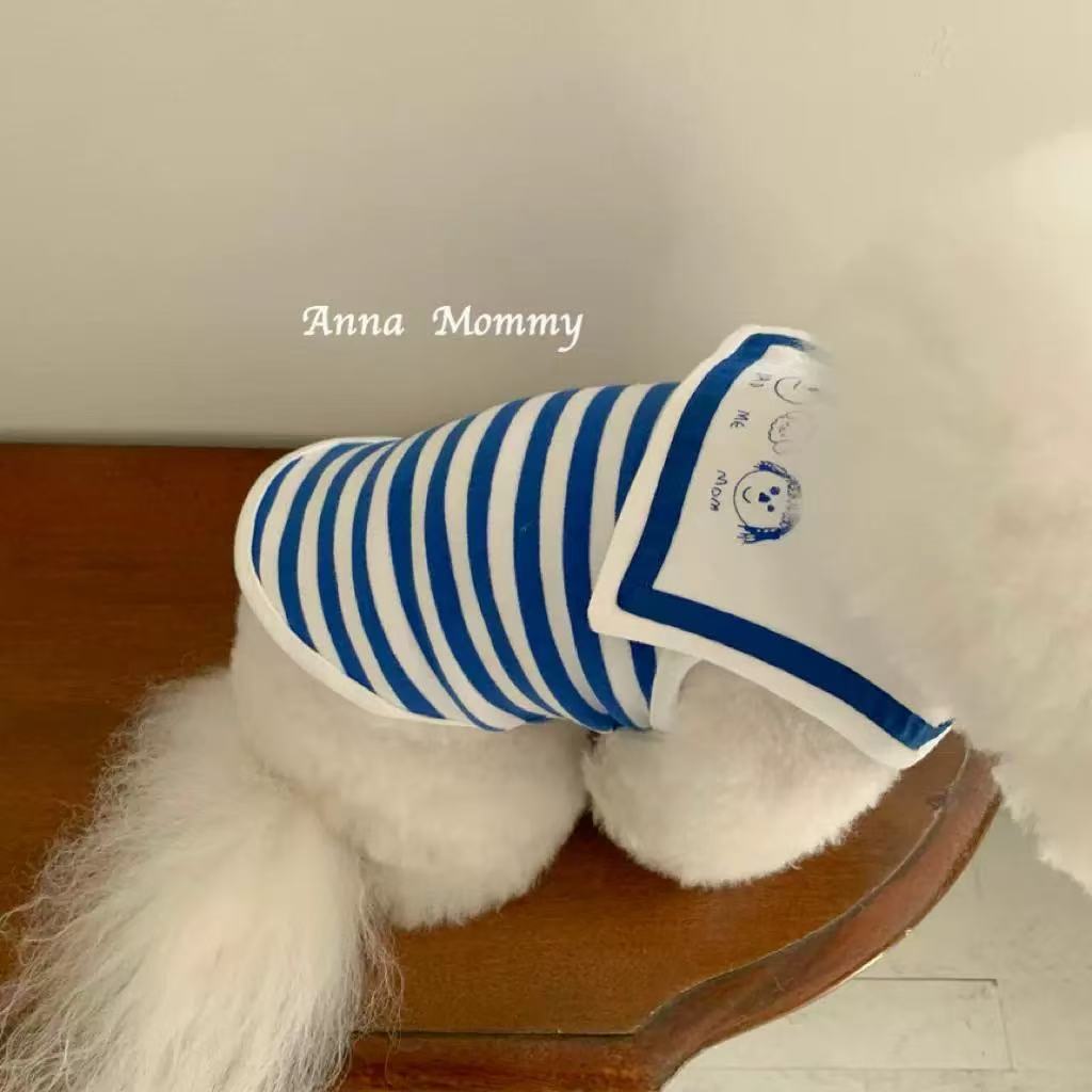 T00231 Pet clothing dog clothes spring and summer suspender dress cute Bichon Teddy Pomeranian small dog cat puppy