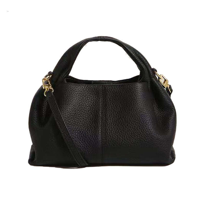 Tote Bag Bag Genuine Leather Handbag Top Layer Cowhide Women S Niche Cloud Bag Fashionable Versatile Exquisite And High End Feeling KQ