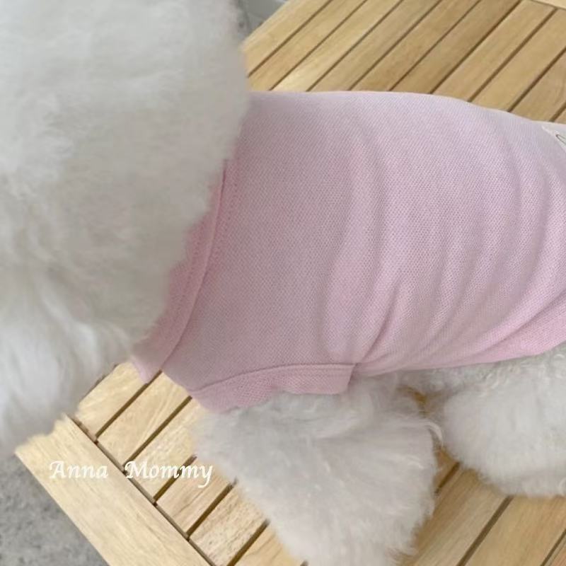 T00228 Pet autumn new vest Teddy Pomeranian Schnauzer Poodle small dog Yorkshire cat cat dog clothes