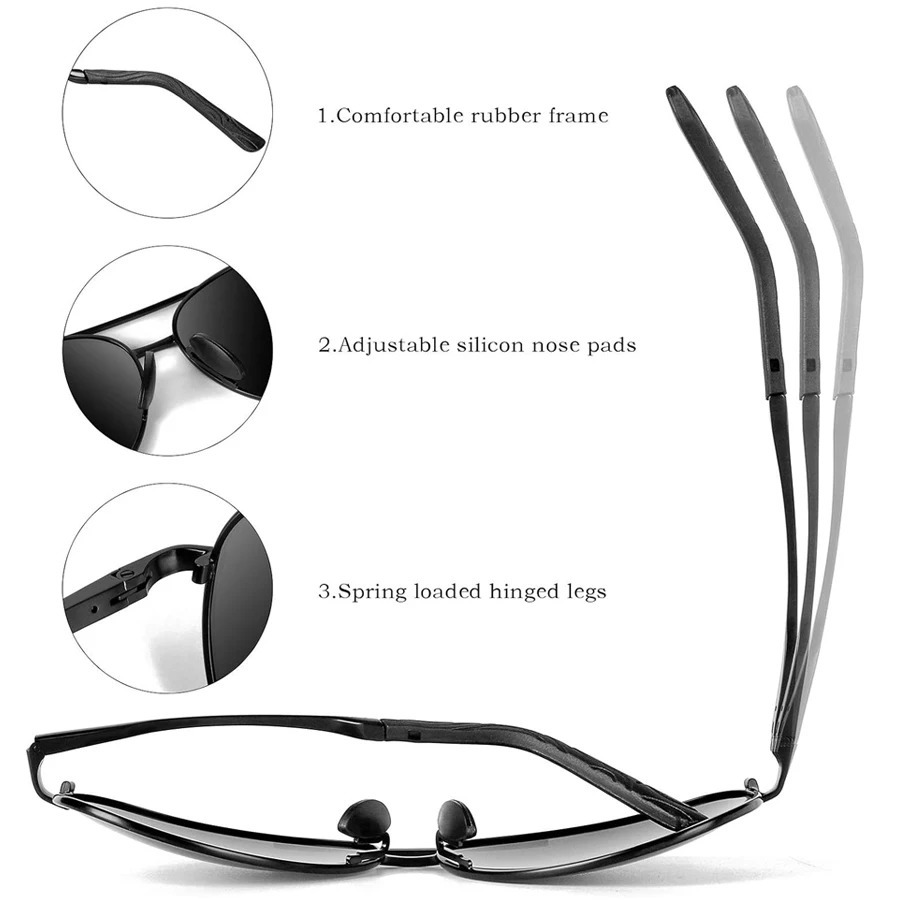 Polarized Sunglasses Men Women Trendy Retro Sun glasses Outdoor Sports Fishing Hiking Driving 250515