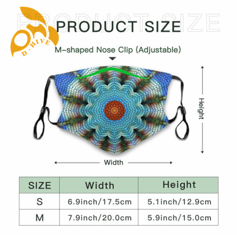 Mask+Dog Scarf polyester lightweight and breathable