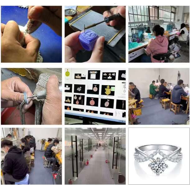 OEM Jewelry Custom 18k Black Gold Plated 925 Silver Round Gray Colored Vvs Diamond Mossanite Moissanite Tennis Chain Necklace