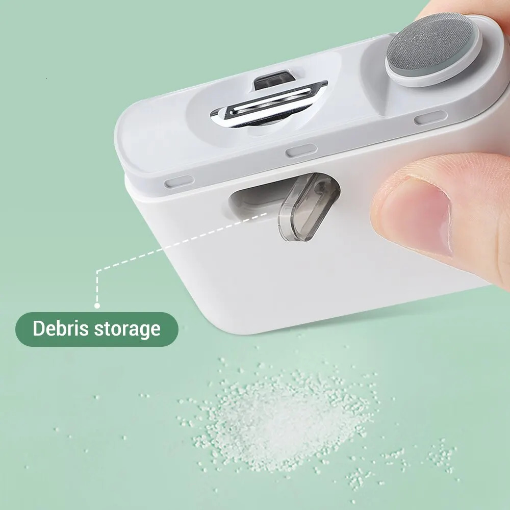 Intelligent Automatic Electric Nail Clipper Multifunction Nail Grinder Nail Polishing USB Charging 250517
