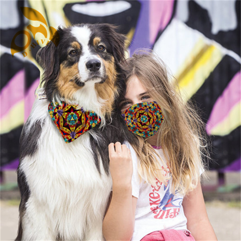 new Mask+Dog Scarf polyester lightweight and breathable