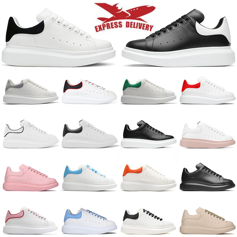 Alexander mcqueens sneakers men women baskets flats mcqueen mqueen espadrille espadrilles oversized sneakers platform shoes [code ：L]