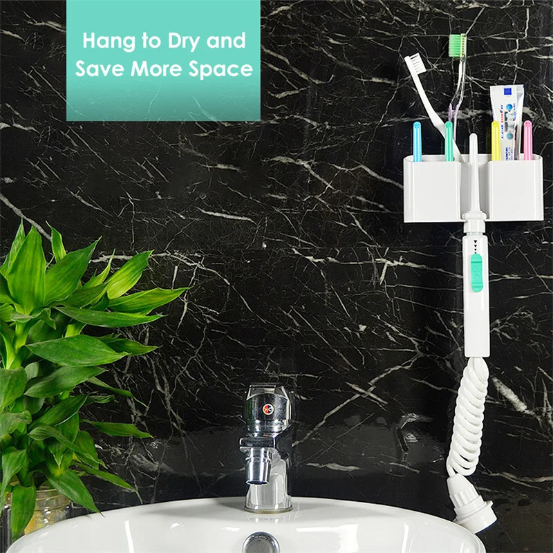 Dental Water Flosser Faucet Oral Irrigator Floss Dental Irrigator Portable Dental Water Jet Teeth Cleaning Mouth Washing Machine 250517