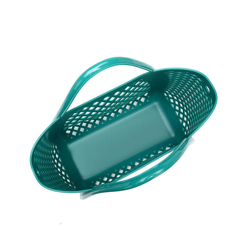 new handbag pvc jelly shopping beach bag bath and wash large capacity hollow out handheld vegetable basket