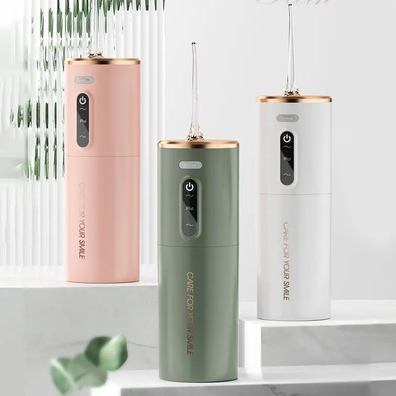 1 PCS Portable Water Floss USB Rechargeable Oral Irrigator 280ML Electric Tooth Cleaning Device 3 Modes Waterproof Irrigator 250517