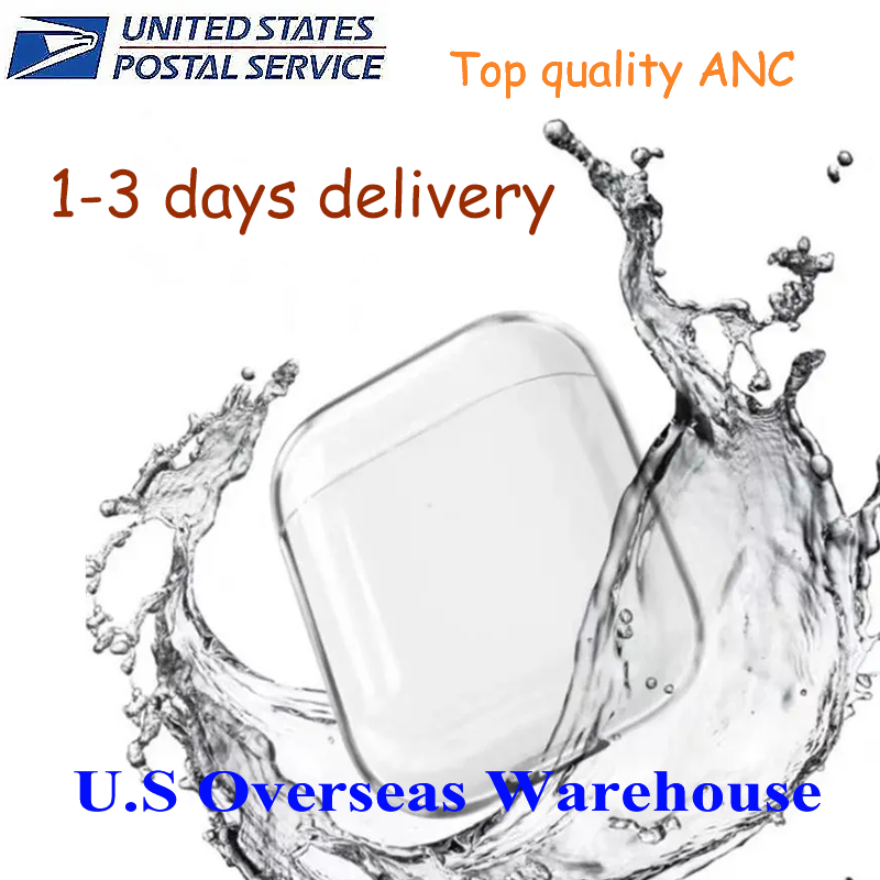 USA Overseas Warehouse Delivery for Airpodspros airpods2 pro4 3rd Earphones Accessories Silicone Protective ANC Noise Cancellation Wireless airpodspro2 Cases