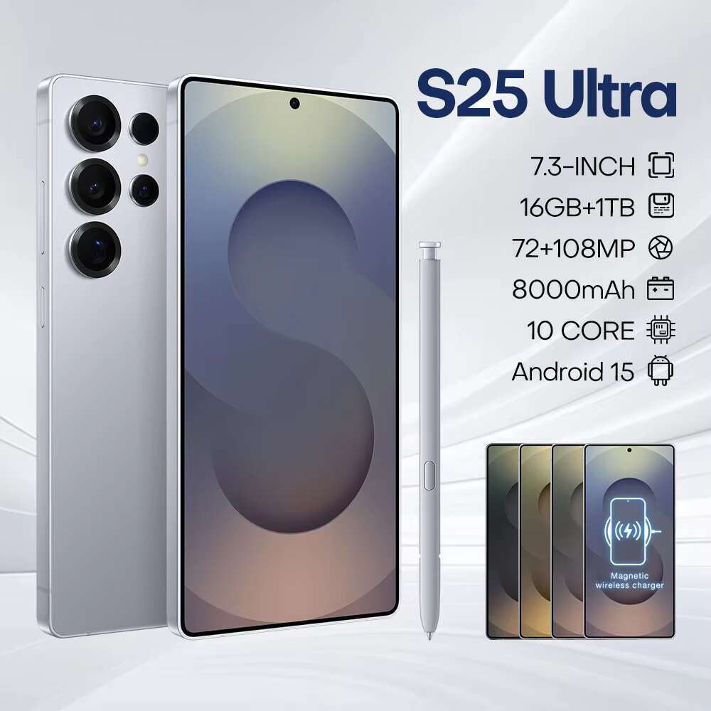 Trending Products 2025 New Arrival S25 Ultra 5g Global Version Smartphone 16GB+1TB Android Cellphones Mobile Phone