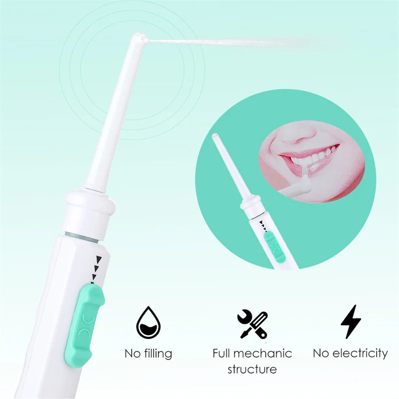 Dental Water Flosser Faucet Oral Irrigator Floss Dental Irrigator Portable Dental Water Jet Teeth Cleaning Mouth Washing Machine 250517