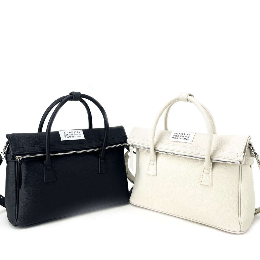 Fashionable and trendy shoulder top layer cowhide diagonal cross bag large capacity square hand held leather women s