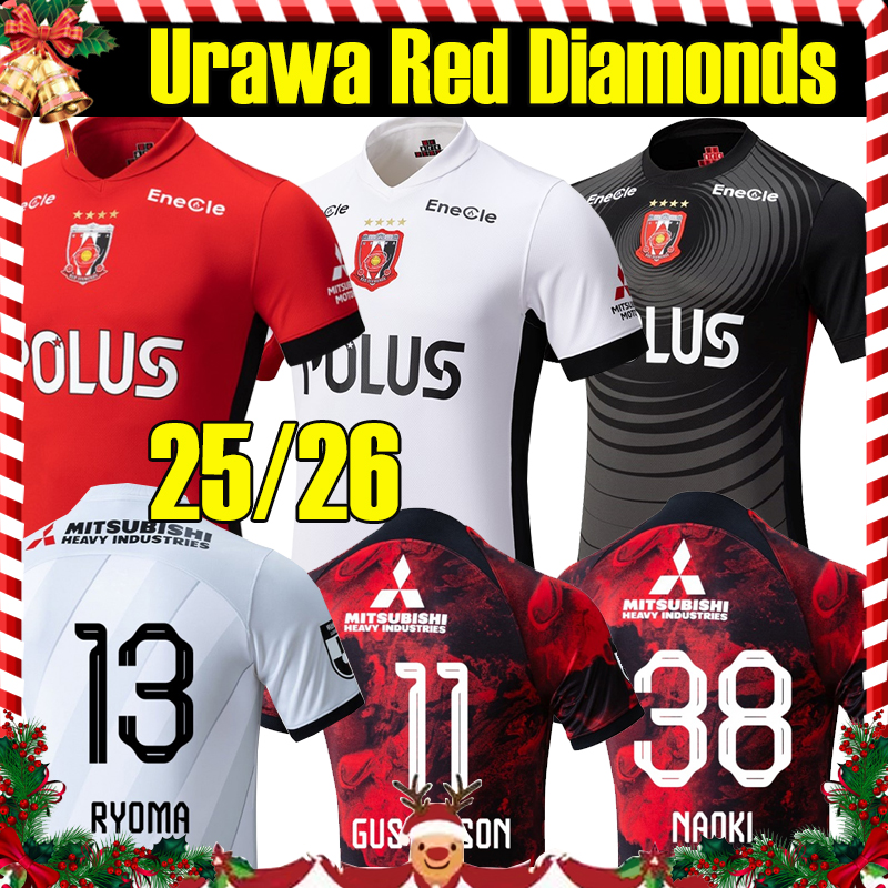 2025 2026 Urawa Red Diamonds soccer jerseys J1 League NAOKI #38 YUSUKE #24 retro 2008 Vintage Camiseta de Futbol SHOYA #10 classic jersey japan Uniform football shirt